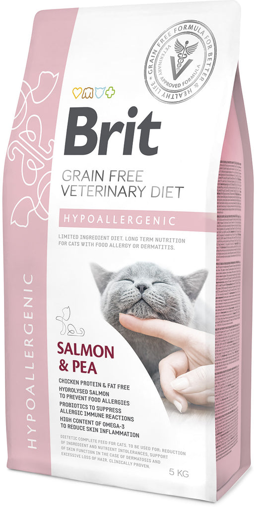 BRIT VD Hypoallergenic pentru pisici, reducerea intolerantei la hrana 5kg