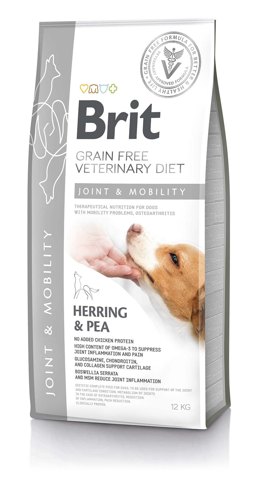 BRIT VD Joint & Mobility caini, sustinerea articulatiilor si cartilajului 12kg