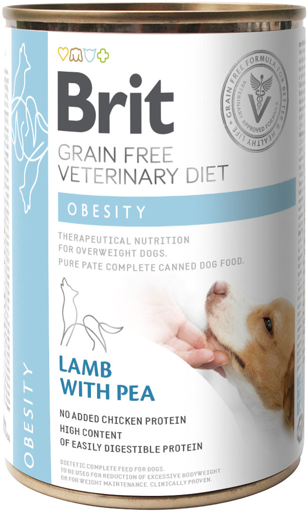 BRIT VD Obesity Conservă câini, reducerea greutăţii corporale excesive 400g - Maxi-Pet.ro