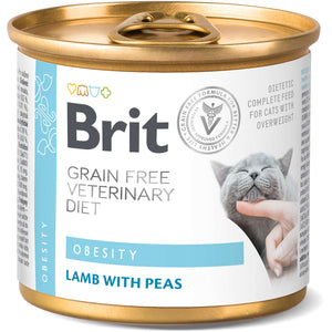 BRIT VD Obesity Conserva pt. pisici, reducerea greutatii corporale excesive 200g