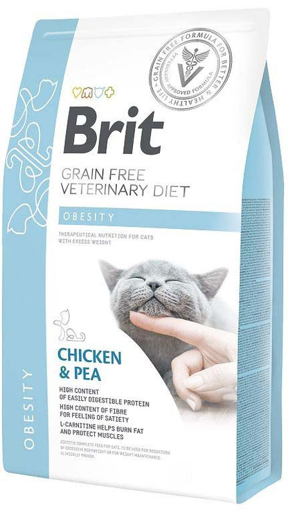 BRIT VD Obesity pentru pisici, reducerea greutatii corporale excesive