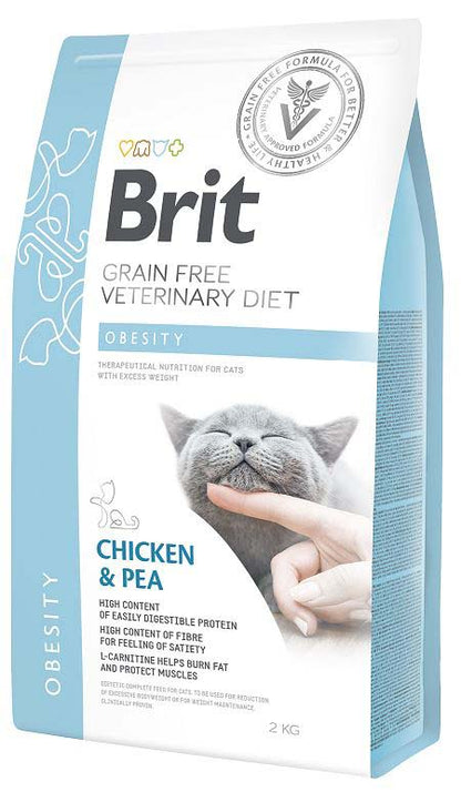 BRIT VD Obesity pentru pisici, reducerea greutatii corporale excesive 2kg