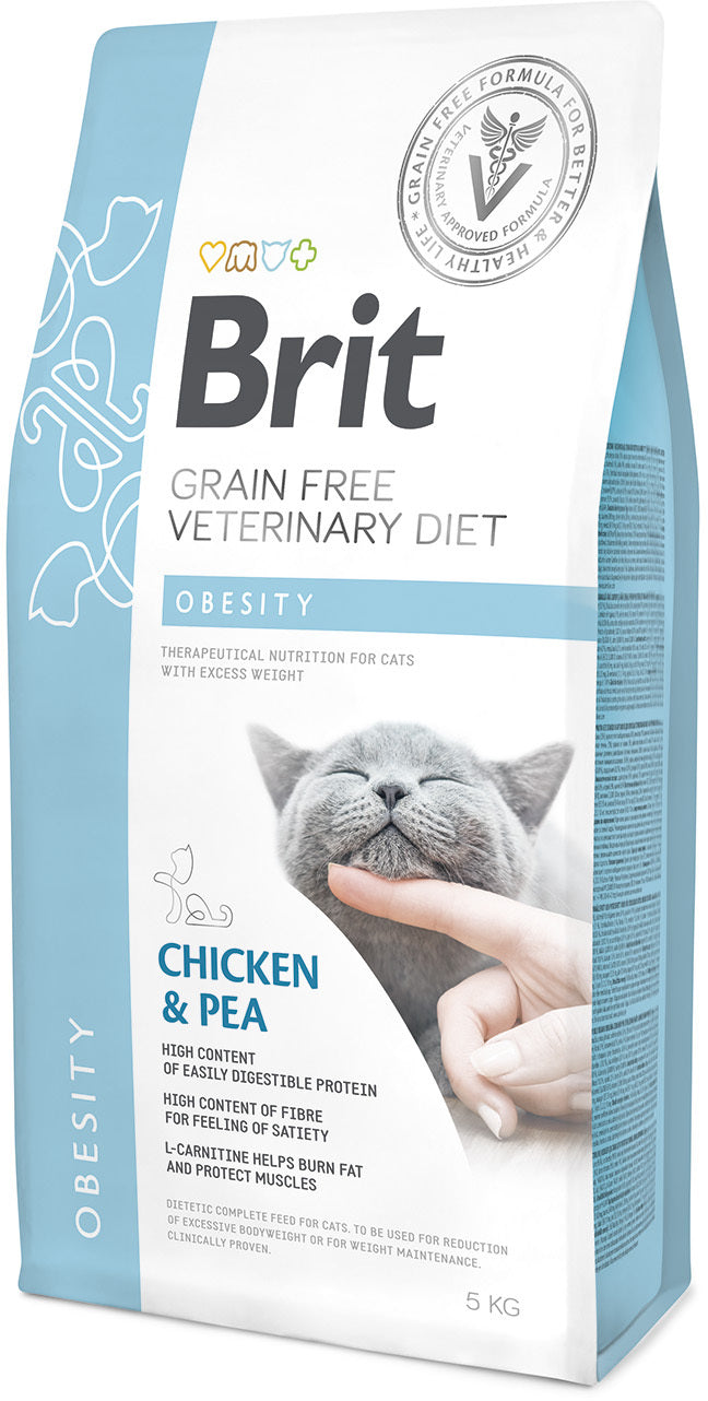 BRIT VD Obesity pentru pisici, reducerea greutatii corporale excesive 5kg