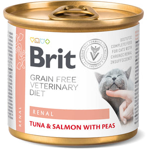 BRIT VD Renal Conserva pentru pisici, sustinerea functiei renale 200g