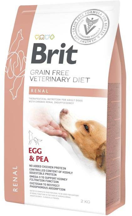 BRIT VD Renal pentru caini, sustinerea functiei renale 2kg