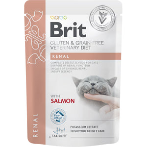 BRIT VD Renal Plic pentru pisici, sustinerea functiei renale 85g