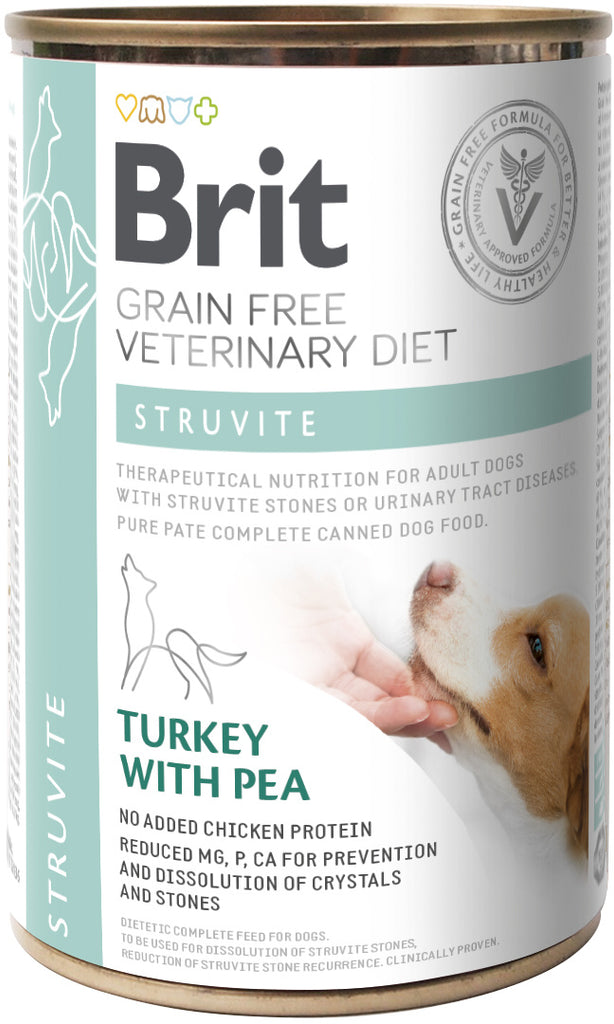 BRIT VD Struvite Conserva caini, reducerea recurentei pietrelor struvite 400g