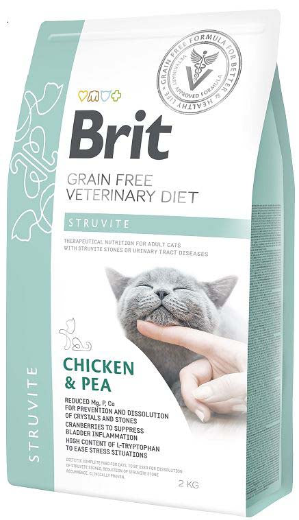 BRIT VD Struvite pentru pisici, reducerea recurentei pietrelor struvite 2kg