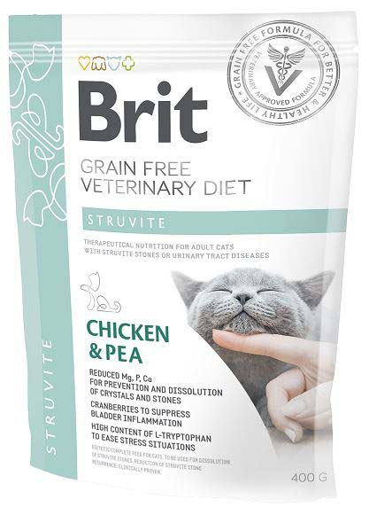 BRIT VD Struvite pentru pisici, reducerea recurentei pietrelor struvite 400g
