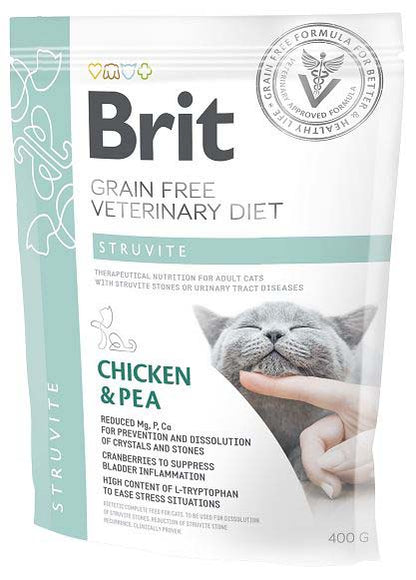 BRIT VD Struvite pentru pisici, reducerea recurentei pietrelor struvite 400g