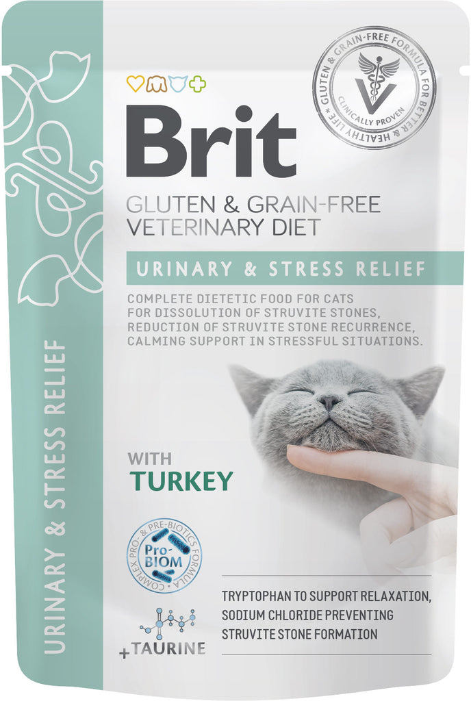 BRIT VD Urinary&Stress Relief, Plic pentru pisici, dizolvare struviţi 85g - Maxi-Pet.ro