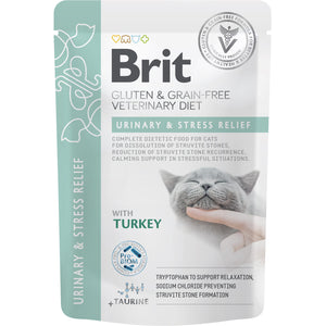 BRIT VD Urinary&Stress Relief, Plic pentru pisici, dizolvare struviti 85g