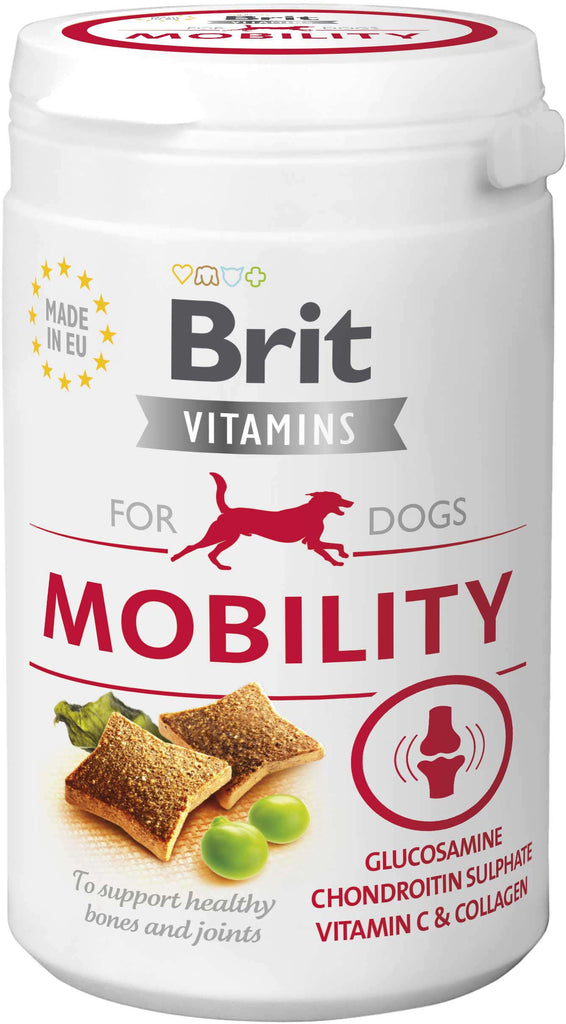 BRIT Vitamins Mobility, recompensa functionala semi-umeda pentru caini 150g