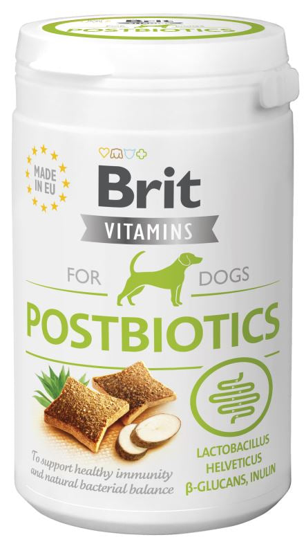 BRIT Vitamins Postbiotics, recompensa functionala semi-umeda pentru caini 150g