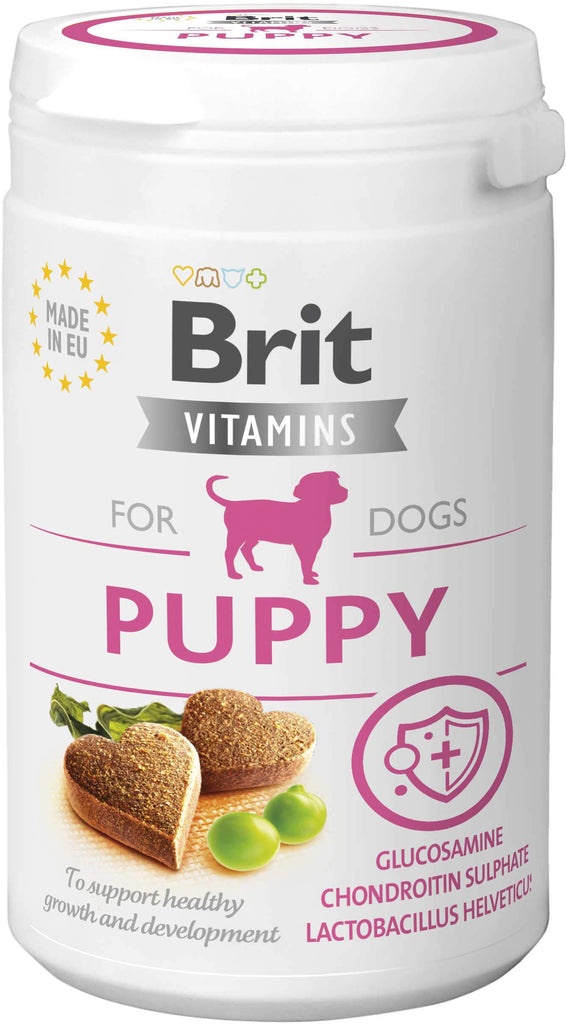 BRIT Vitamins PUPPY, recompensa functionala semi-umeda pentru catei 150g