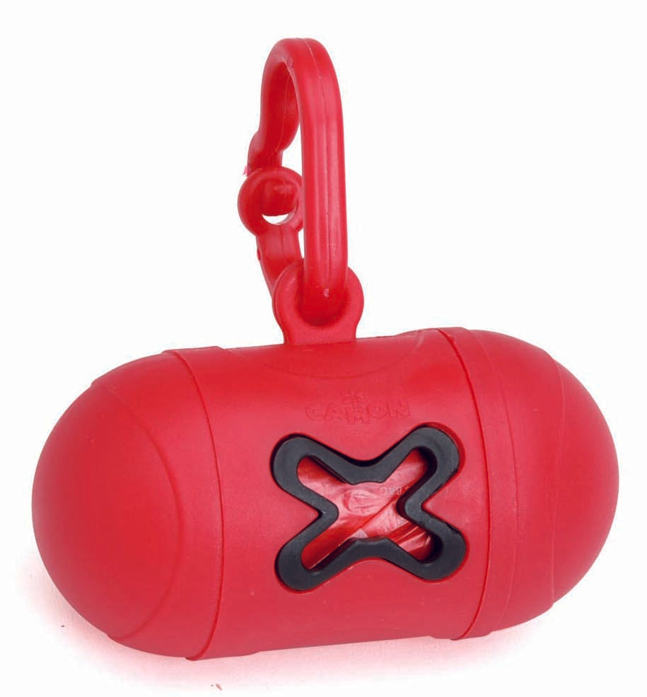 CAMON Dispenser pungi pentru excremente de caine City Go rosu 