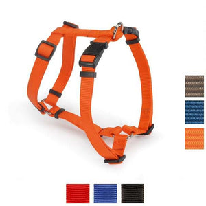 CAMON Ham din nailon pentru caini, tripla ajustare, model H, 25mm+ Rosu