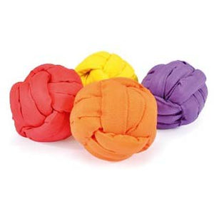 CAMON Jucarie pentru caini Minge impletita, material textil 8cm, diverse culori