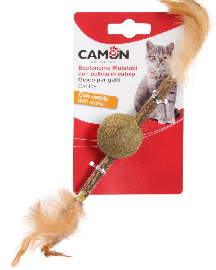 CAMON Jucarie pentru pisici Bat, cu Silver Vine si Catnip, 30cm