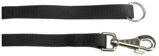 CAMON Lesa pentru caini din nailon, negru, 1,5x10 m