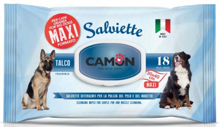 CAMON MAXI Servetele pentru curatare, cu pudra de talc 18 bucati