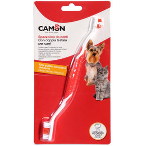 CAMON Periuta de dinti pentru caini, dubla