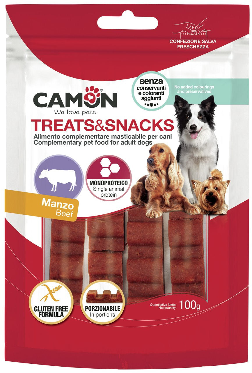 CAMON Recompense caini Baton de carne de Vita, pentru caini peste 4 luni, 100g
