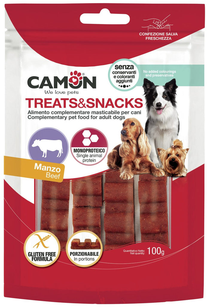 CAMON Recompense caini Baton de carne de Vita, pentru caini peste 4 luni, 100g