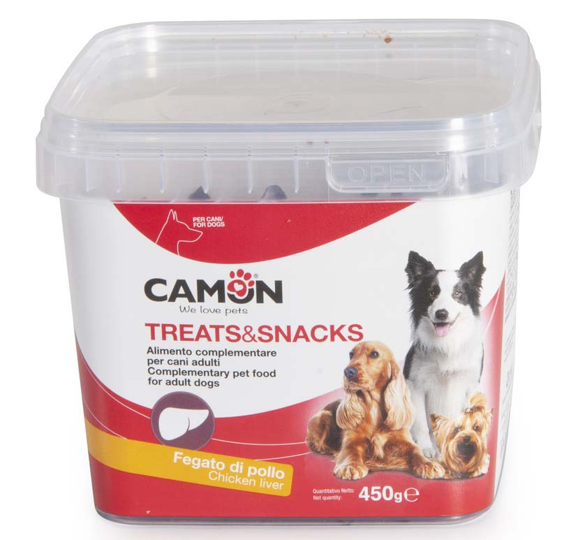 CAMON Recompense câini Snackbox cu ficat, 450g - Maxi-Pet.ro