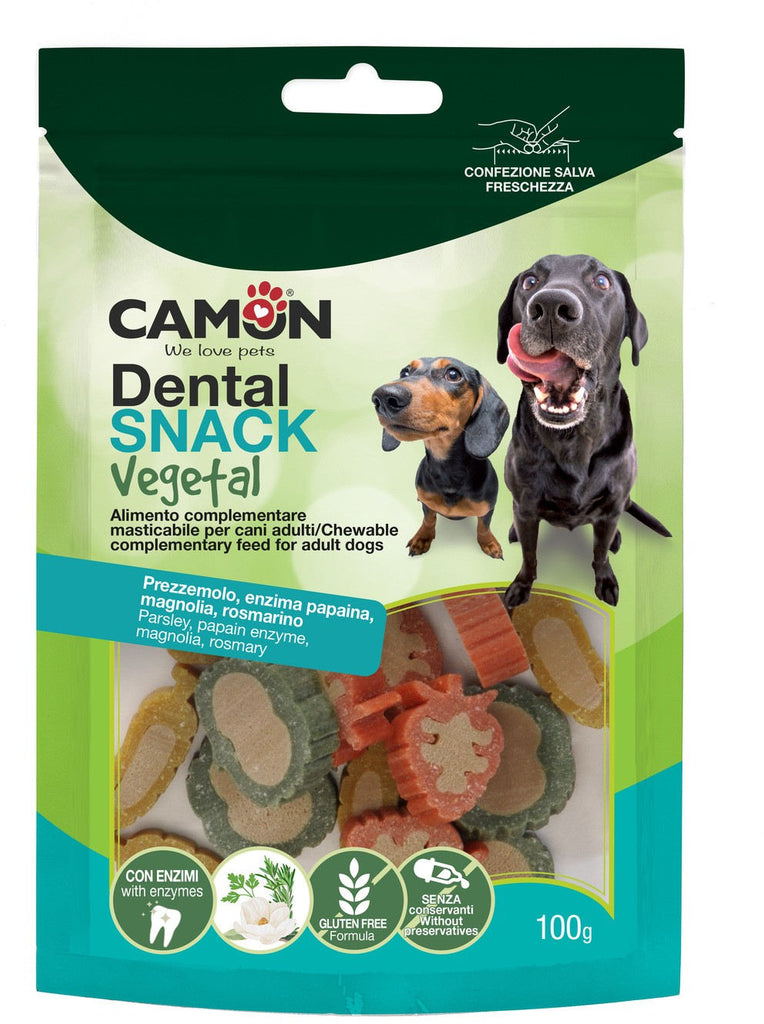 CAMON Recompense pentru câini Enzyfruits Dental vegetal 100g - Maxi-Pet.ro