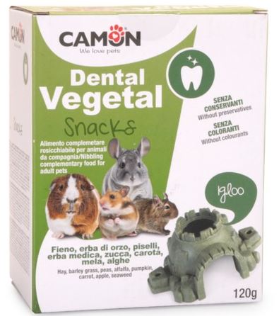 CAMON Recompense pentru rozatoare Dental Vegetal Igloo, 120g