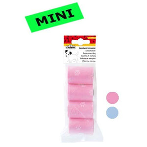 CAMON Saci colorati MINI pentru excremente, 4 role x 10 bucati