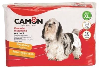 CAMON Scutece de unica folosinta pentru catei, marimea XL, 12 bucati
