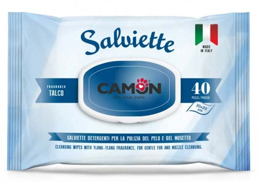 CAMON Servetele igienice pentru curatare, cu talc 40 bucati