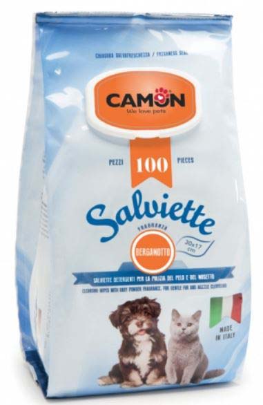CAMON Servetele pentru curatare, cu parfum de Bergamota 100 bucati