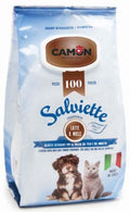 CAMON Şerveţele umede cu Lapte & Miere pt curăţarea rapidă a animalelor 100buc
