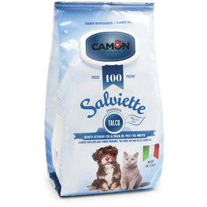 CAMON Servetele umede cu parfum Baby Powder pt curatare rapida 100 buc