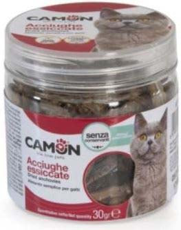 CAMON Snack pentru pisici, Anşoa uscate 30g - Maxi-Pet.ro
