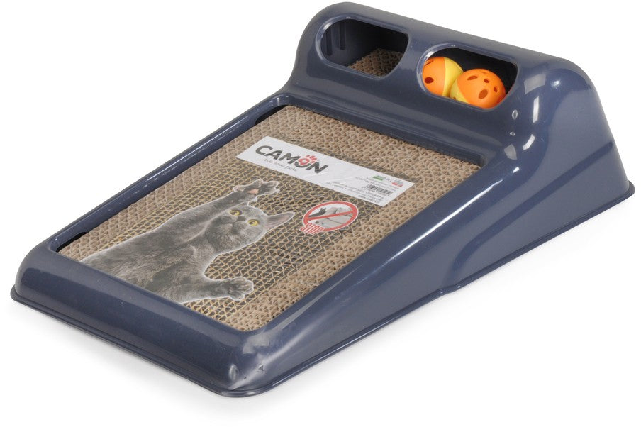 CAMON Suport pentru ascutit ghearele, cu joc de bile, 40x28x12cm, diverse culori