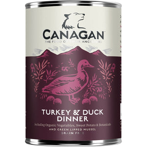 CANAGAN Conserva pentru caini, cu Rata si Curcan 400g