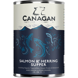 CANAGAN Conserva pentru caini, cu Somon si Hering 400g