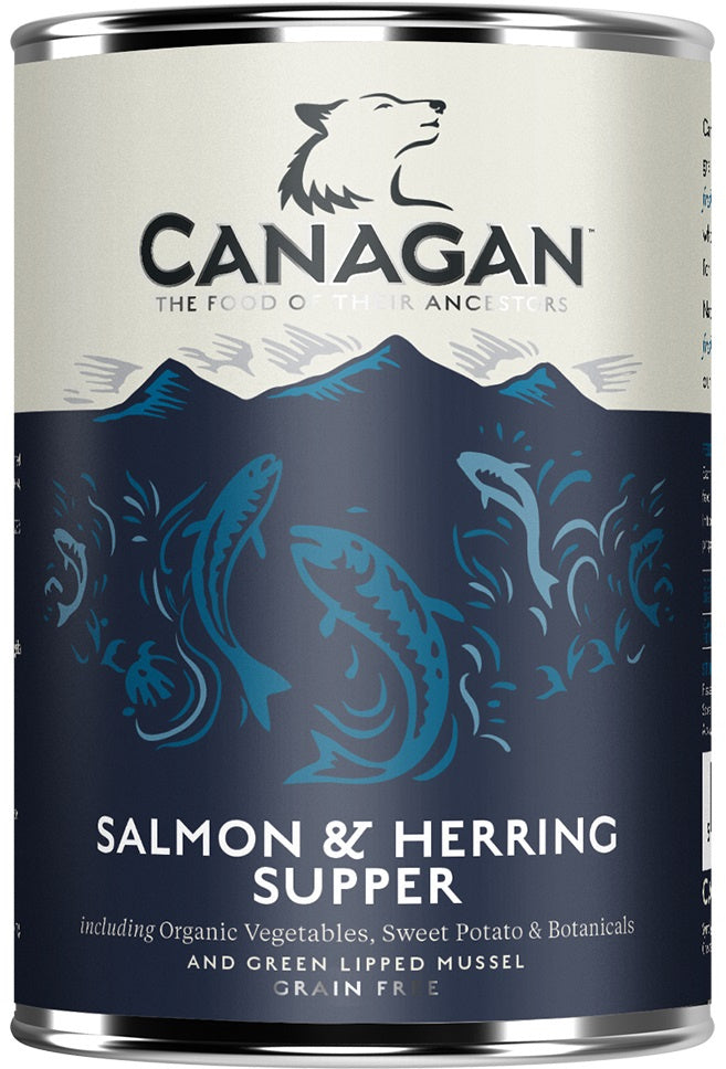 CANAGAN Conserva pentru caini, cu Somon si Hering 400g