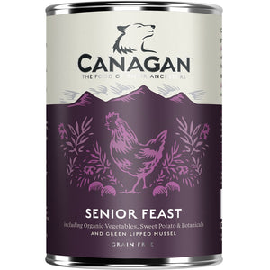 CANAGAN Conserva pentru caini, Festin pentru caini seniori 400g