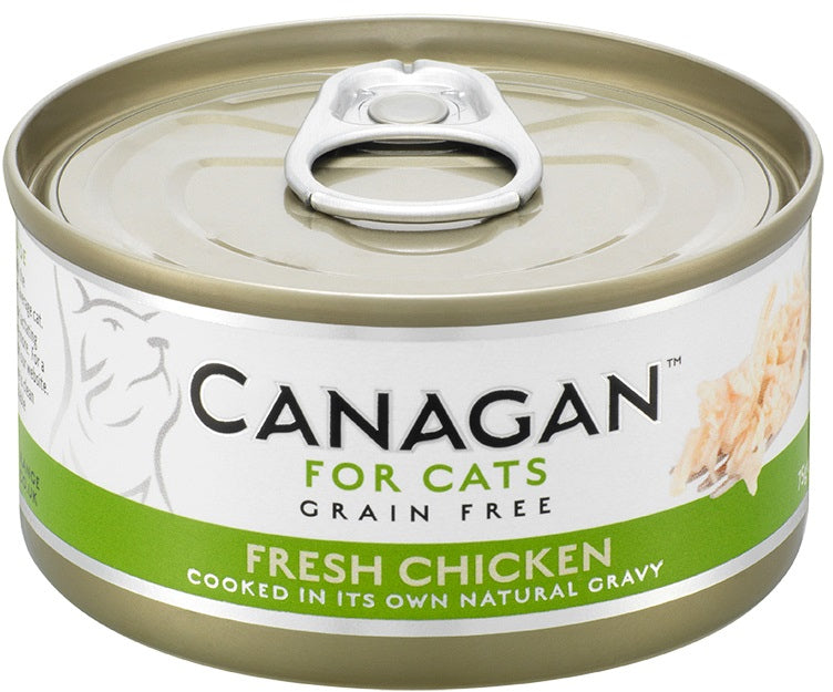 CANAGAN Conserva pentru pisici, cu Pui 75g