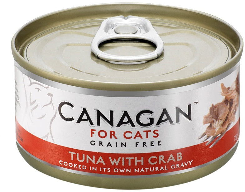 CANAGAN Conserva pentru pisici, cu Ton şi Crab 75g