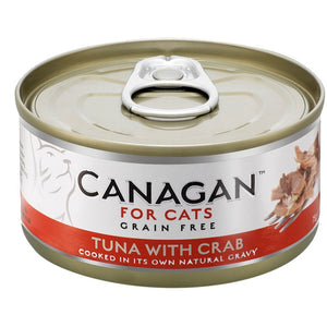 CANAGAN Conserva pentru pisici, cu Ton si Crab 75g