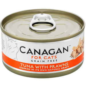 CANAGAN Conserva pentru pisici, cu Ton si Creveti 75g