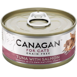 CANAGAN Conserva pentru pisici, cu Ton si Somon 75g