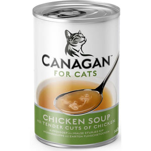 CANAGAN Conserva pentru pisici, supa cu Pui 140g