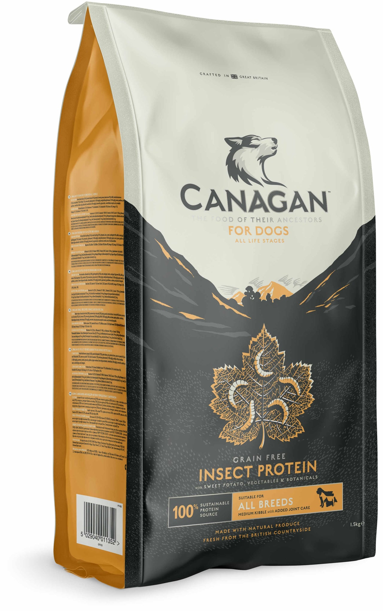 CANAGAN Hrana uscata pentru caini, cu Insecte